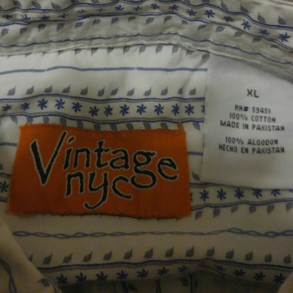 XL Retro Vintage nyc button up shirt. - Picture 4 of 4